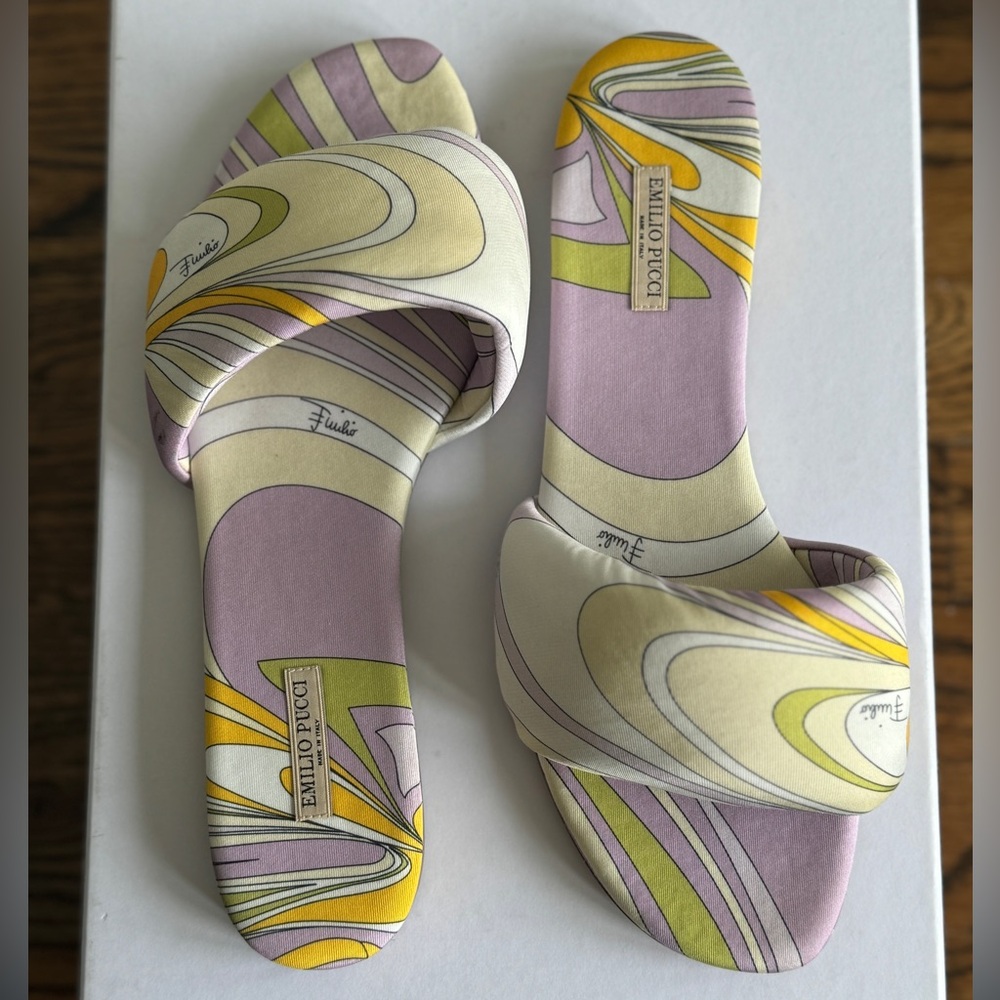 Emilio pucci puffy slides size 39
